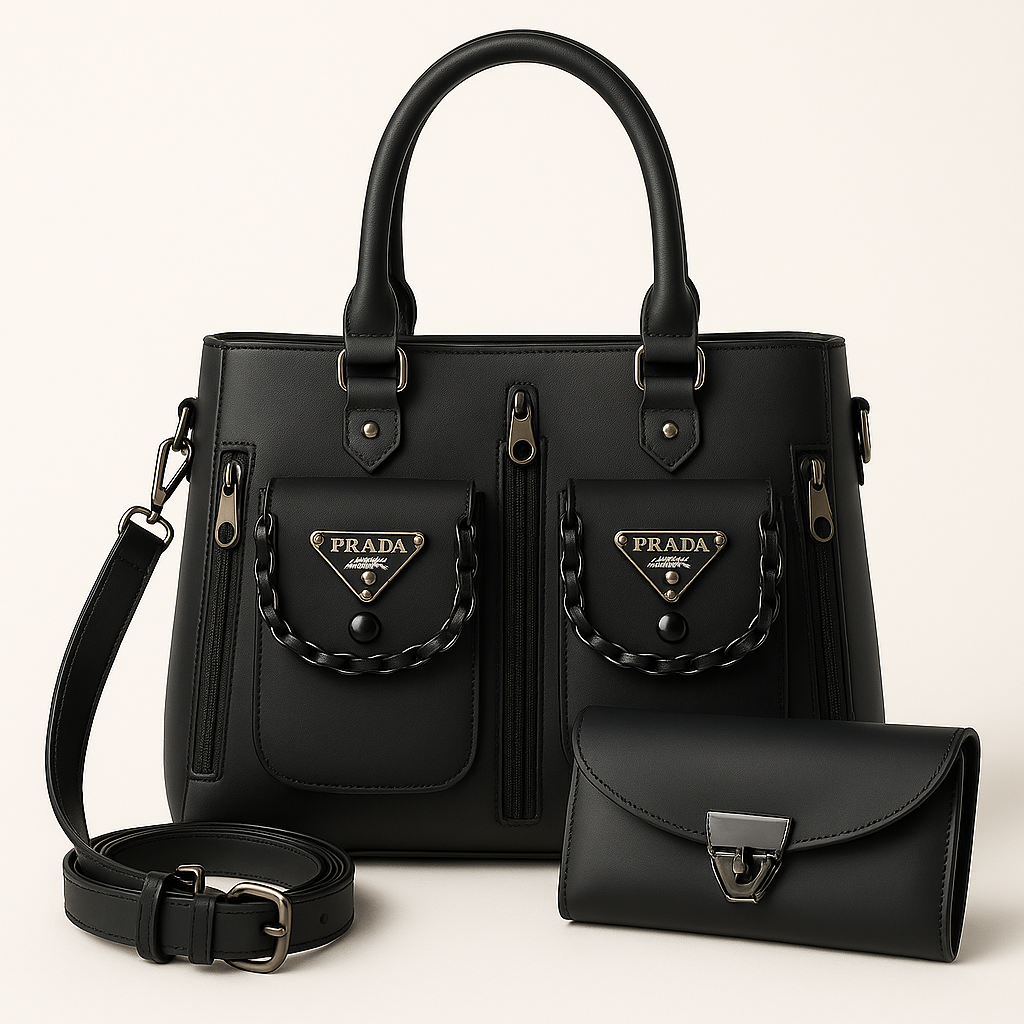 Alereya City Pocket Mini Tote – Jet Black
