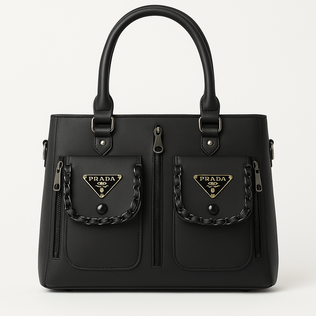 Alereya City Pocket Mini Tote – Jet Black
