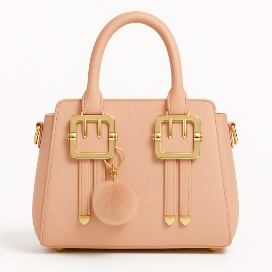 Blush Belle Buckle Handbag