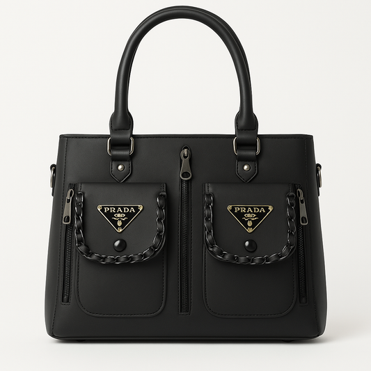 Alereya City Pocket Mini Tote – Jet Black